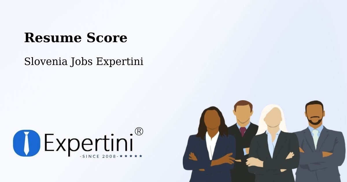 Resume Score & Job Description Match Tool – Ruše - Slovenia Jobs Expertini